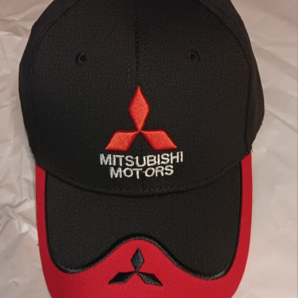 Mitsubishi Motors Black & Red Baseball Cap